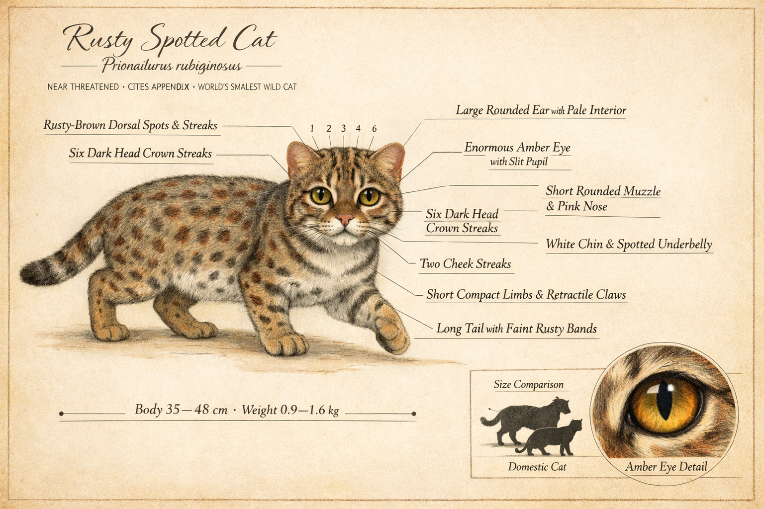 Discover the secrets of the Rusty Spotted Cat