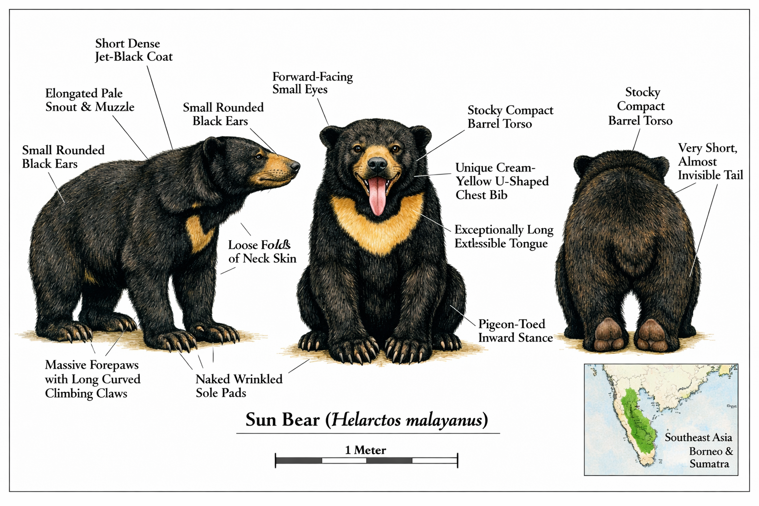 The Sun Bear: The Forgotten Bear at the Edge of the Forest
